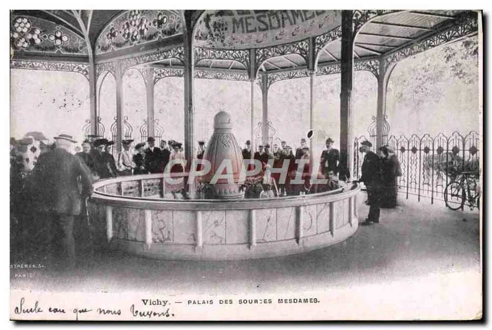 Vichy — Palácio das Fontes das Senhoras — Staerck, Paris - Frente
