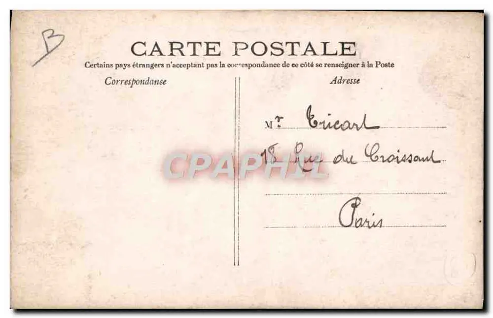 Atleta musculoso — retrato — Walery, Paris - Verso