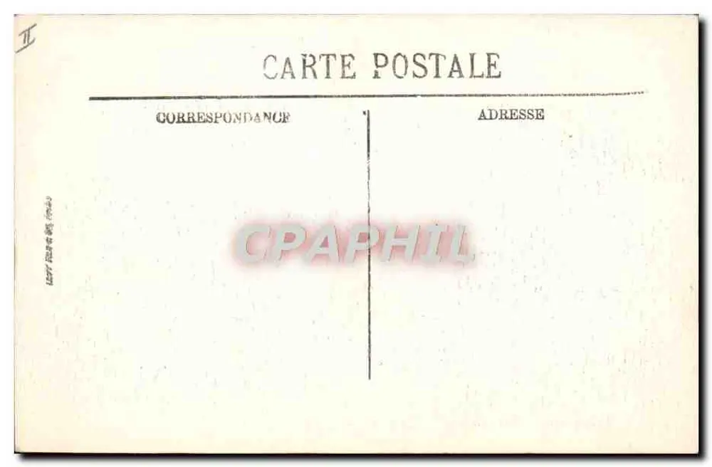 Marseille — Ankunft eines Postwagens bei stürmischem Wetter — Selecta, n° 151 - Rückseite