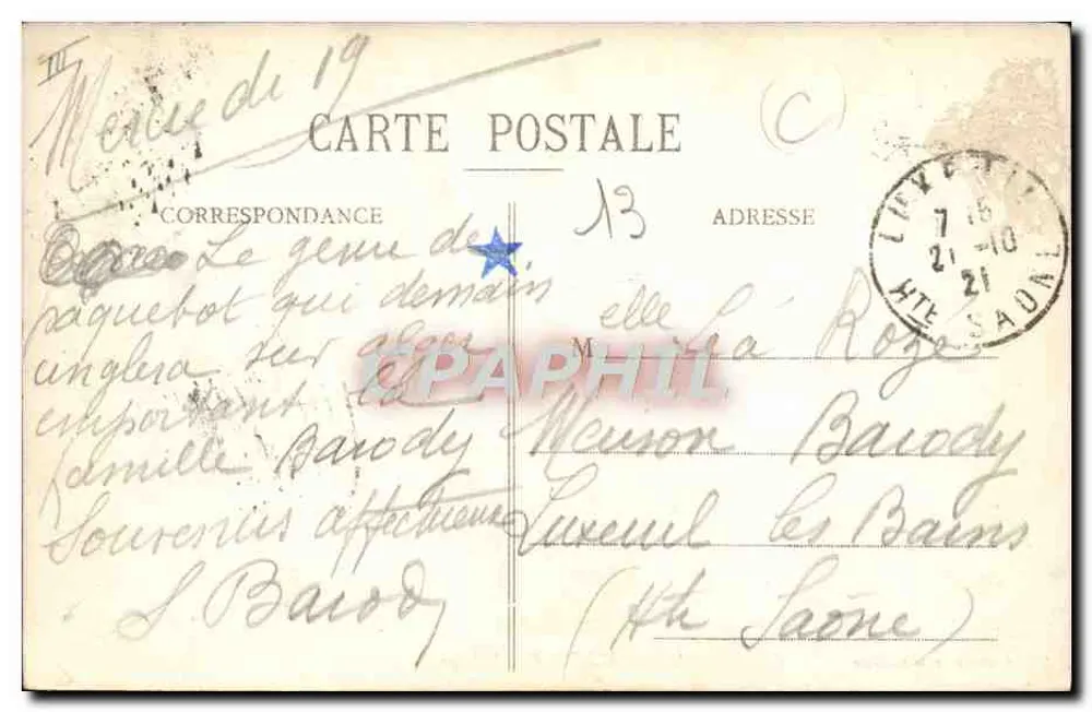 MARSEILLE. - Para longe — Edição especial da Basílica - Verso