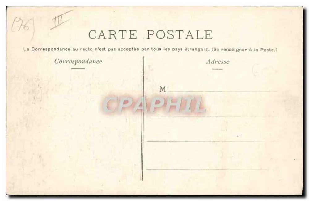 Dieppe — Ansicht des Abfahrts der Themse — n°41 - Rückseite