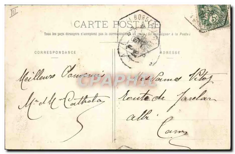 Internationale Seeschau – Grand Palais – Sammlung Gorce, Fotoverlag, Talence (Gironde) - Rückseite