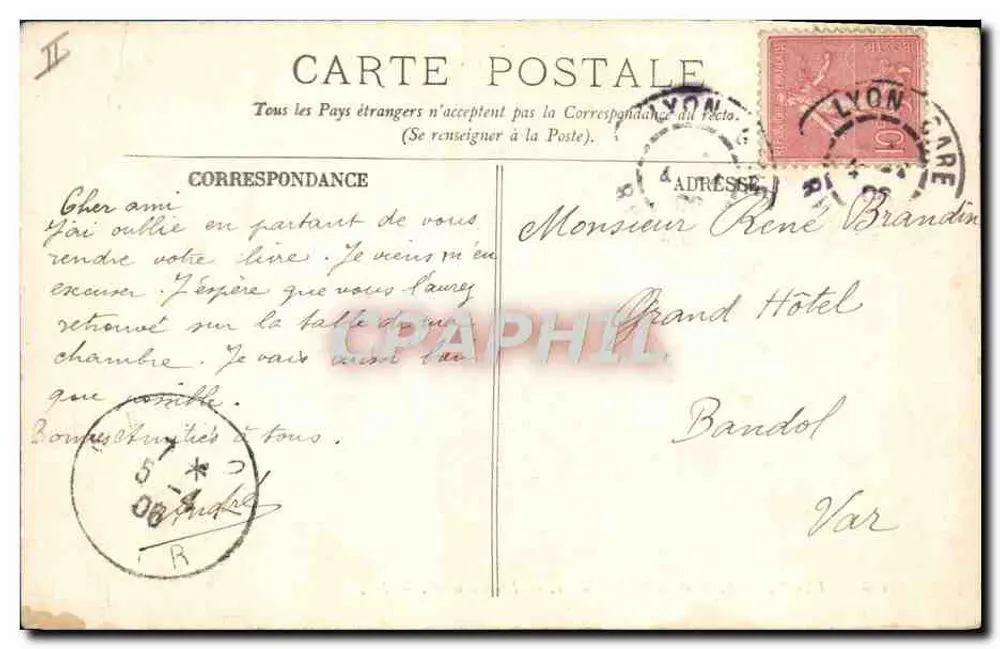LYON — Le Parc de la Tête d'Or — Les Caïmans — LL. — N° 176 - Rückseite