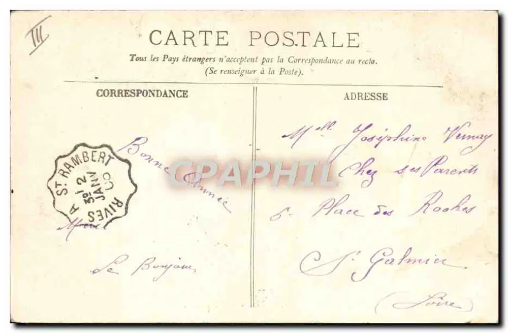 LYON — Der Park der Goldenen Kopf — Die Kaimane — LL. — N° 176 - Rückseite