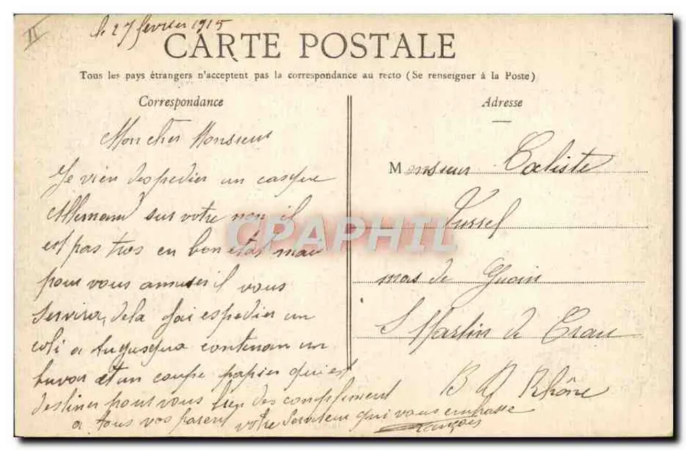 Nossa 75 em ação — segundo a Illustration — "GEO" 63 - 1914 - Verso