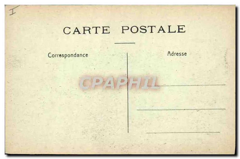 La Pompeelle - Der Festungsblick von den deutschen Linien — deutscher Verteidigungsblick — Verlag G. G. Fournier - Rückseite