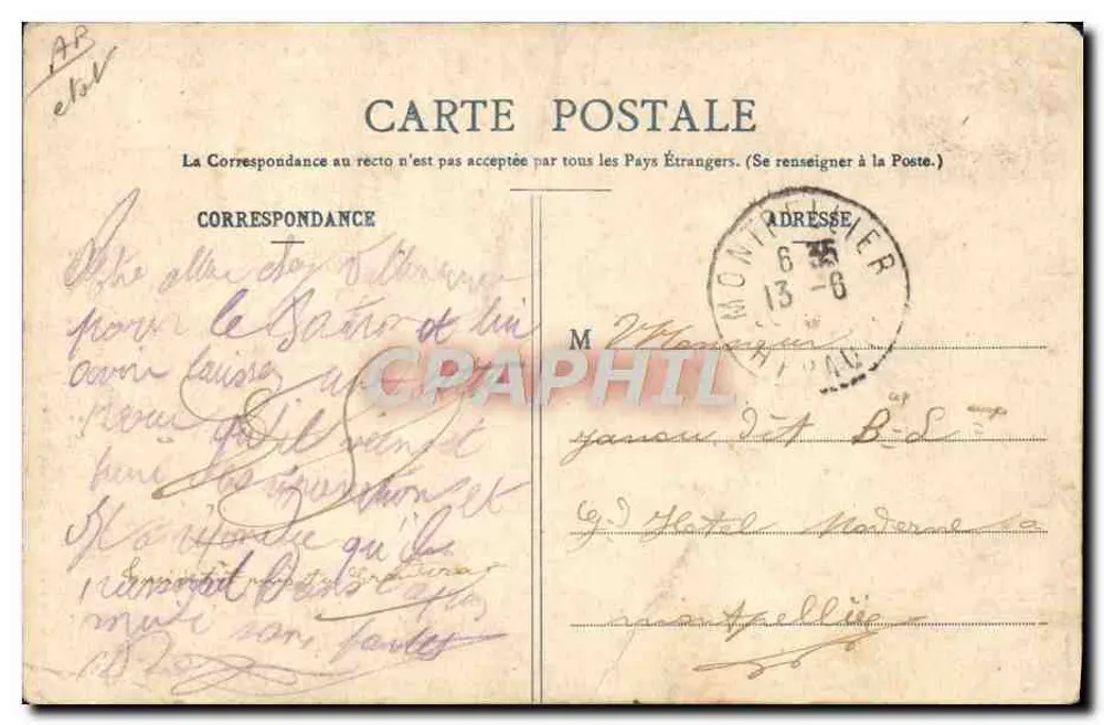 L'Ariège Pittoresque — Types de Bethmalais — Fauré et ses fils, phot-éditeurs, St-Girons et Foix (Ariège) n°18 - Verso