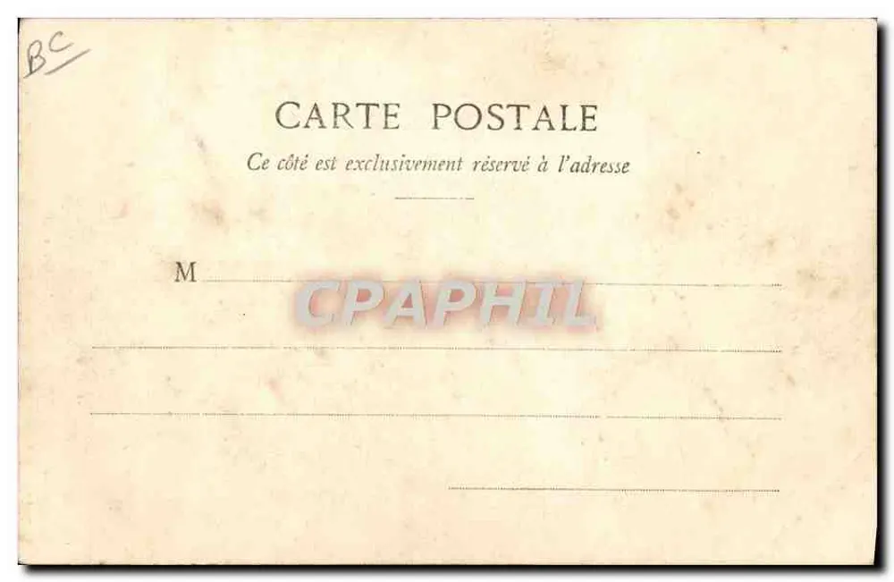 Tipos Bethmalais (Haute-Ariège) — Fauré e seus Filhos, St-Girons-Foix (Ariège) - Verso