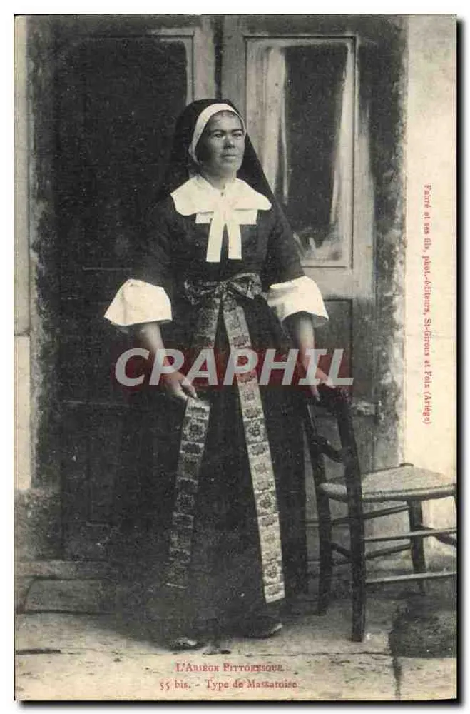 L'Anisour Pittorossour — Tipo de Massatoise — Editor P. Pittorossour, Séchions et Fois (Ariège) - Frente