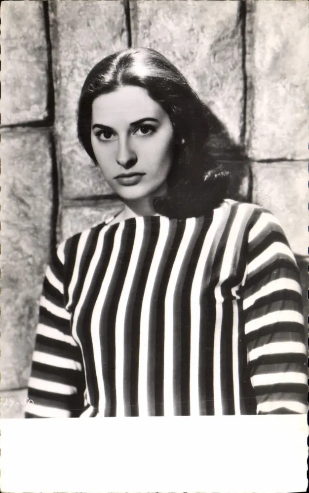 Ina Balin — gwiazda filmu «L'Orchidée Noire» — Éditions P. L., Paryż - Awers