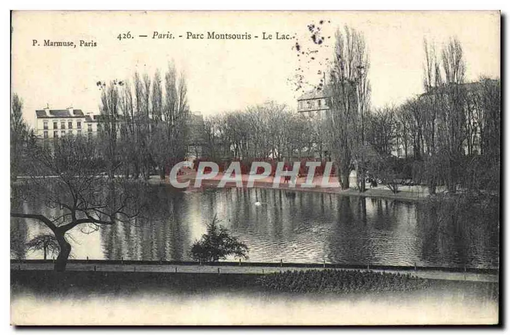Paris - Parc Montsouris - O Lago — P. Marmuse, Paris, n°426 - Frente