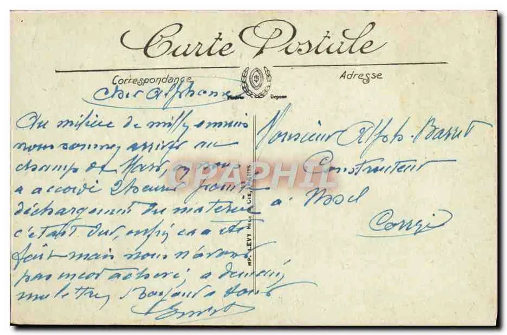 Paris — La Rue Soufflot und der Panthéon — LL. — N° 165 - Rückseite