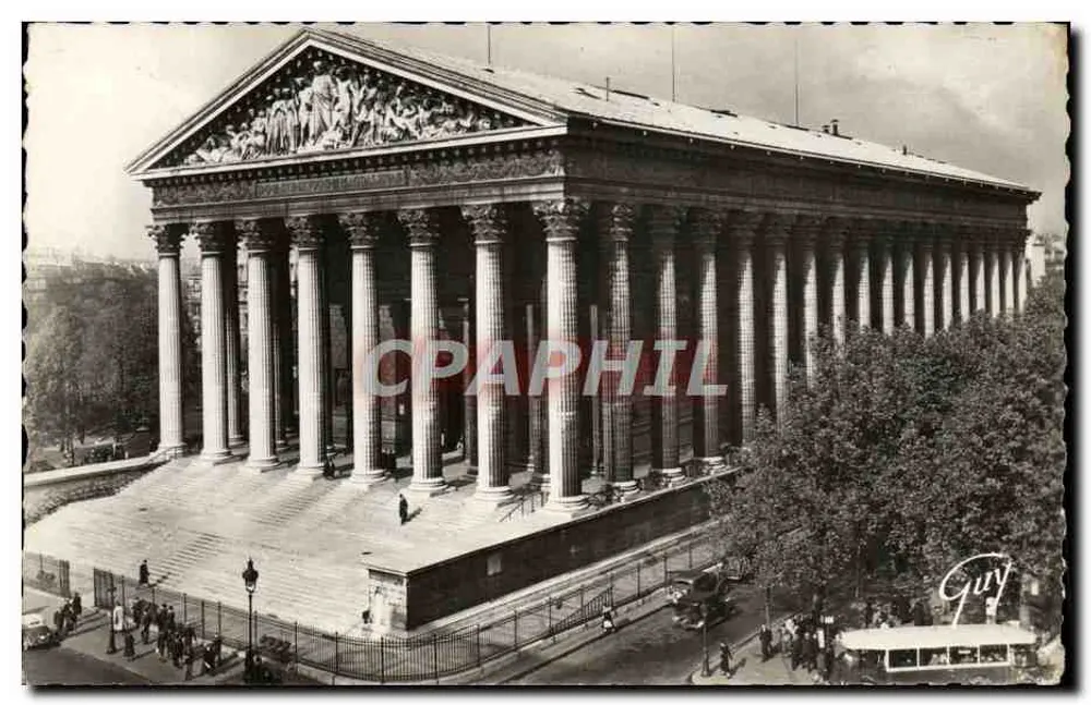 Kirche der Madeleine — Paris — Éditions d'Art Guy - Vorderseite