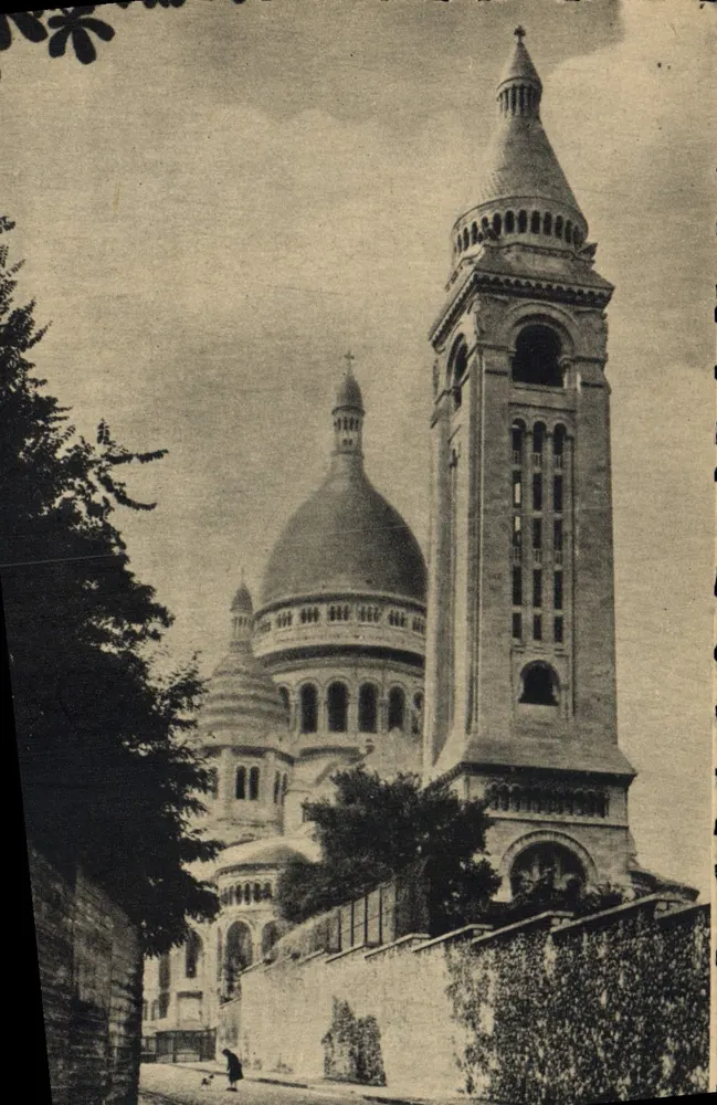 Paris — Die Basilika des Sacré-Cœur und die Rue de la Bonne — Éditions MARCO - Vorderseite