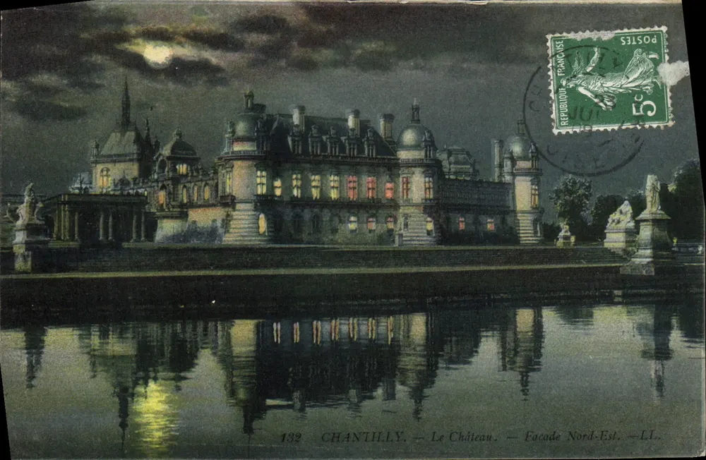 Chantilly — O Castelo — Fachada Nordeste — LL — n°132 - Frente