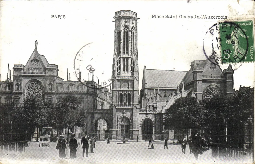 Place Saint-Germain-l'Auxerrois — Paris — editor desconhecido, número de série não visível - Frente