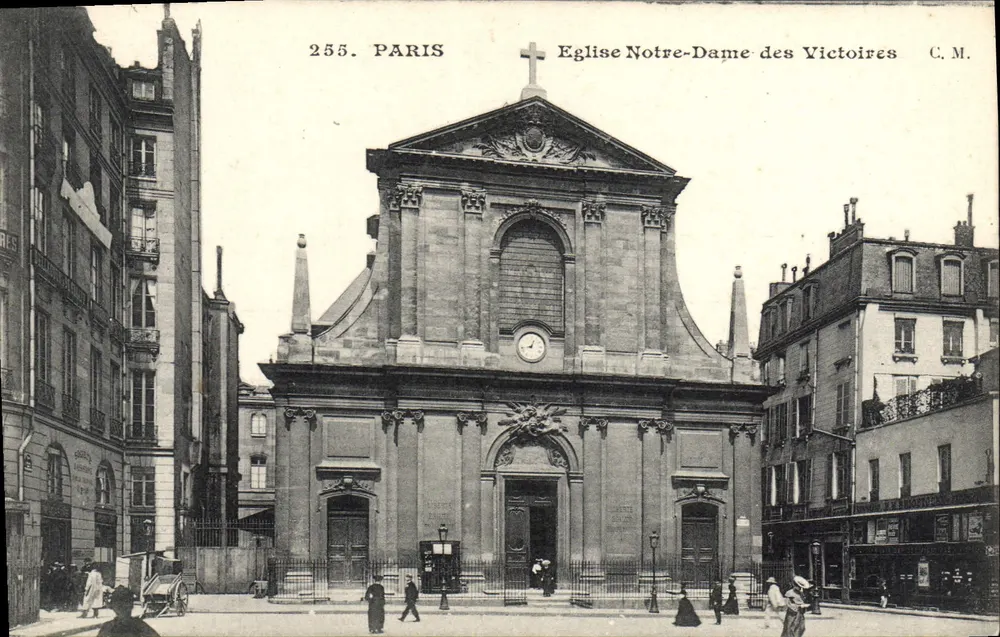 Kirche Notre-Dame-des-Victoires — Paris — C.M. n°255 - Vorderseite