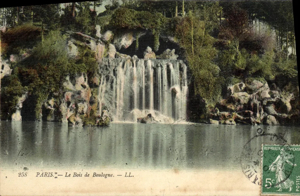Paris — O Bois de Boulogne — LL. n°258 - Frente