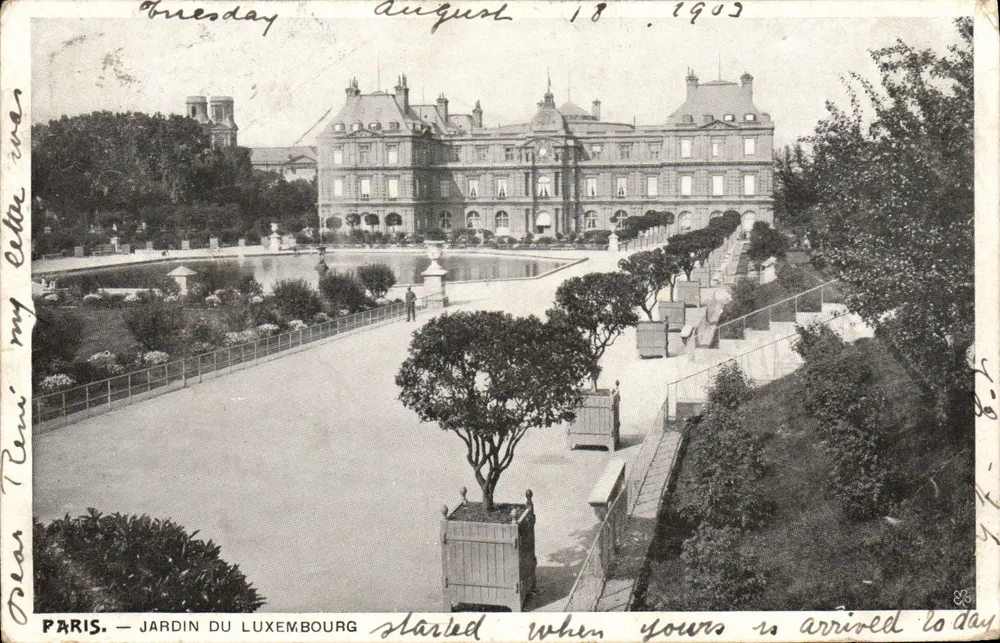 PARIS — JARDIN DU LUXEMBOURG — editor não visível - Frente