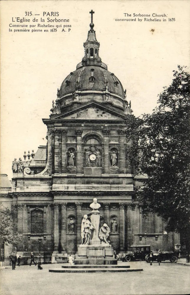 Paris — Die Kirche der Sorbonne — Verleger Paris-Tours, Nr. 315 - Vorderseite
