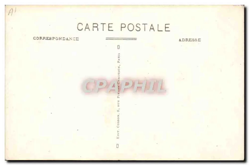 O Louvre e o Pont du Carrousel — Paris — C. M. n° 203 - Verso