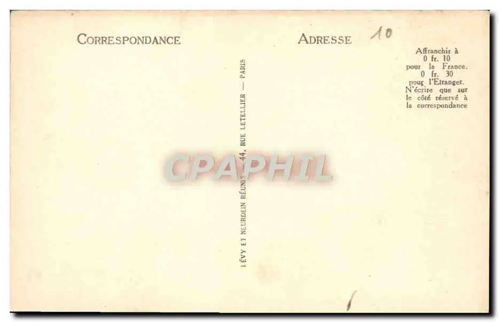 Paris — O Carrousel — LL - Verso