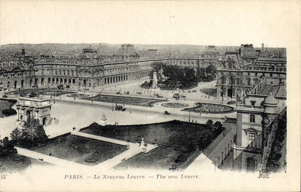 Paris — O Novo Louvre — YND Phot. - Frente