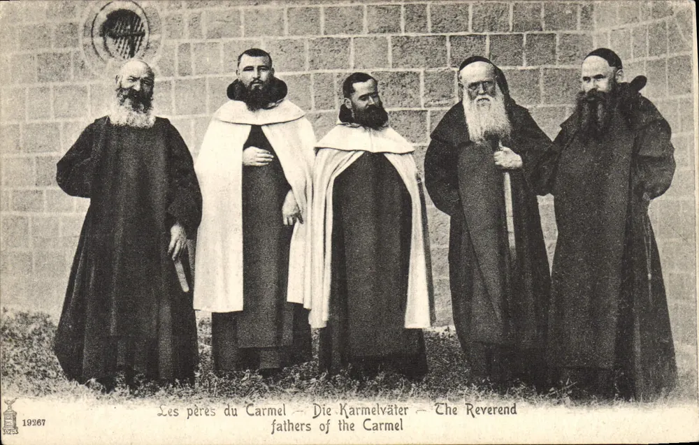 Os pais do Carmel — Os pais do Carmel — Die Karmelväter — The Reverend fathers of the Carmel — 19267 - Frente