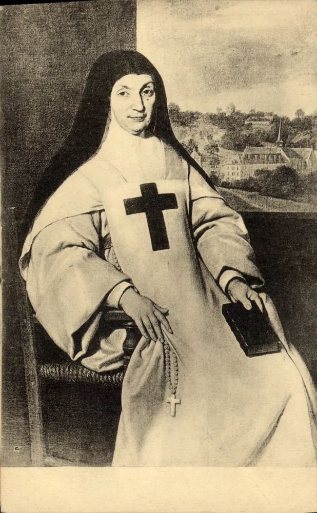 Mutter Angélique Arnauld — Abbaye de Port-Royal-des-Champs — Photo Patras, Boulogne-sur-Seine - Vorderseite