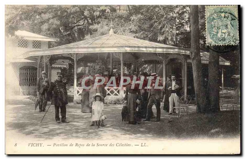 Vichy — Pavilhão de Repouso da Fonte dos Célestins — LL. n°8 - Frente