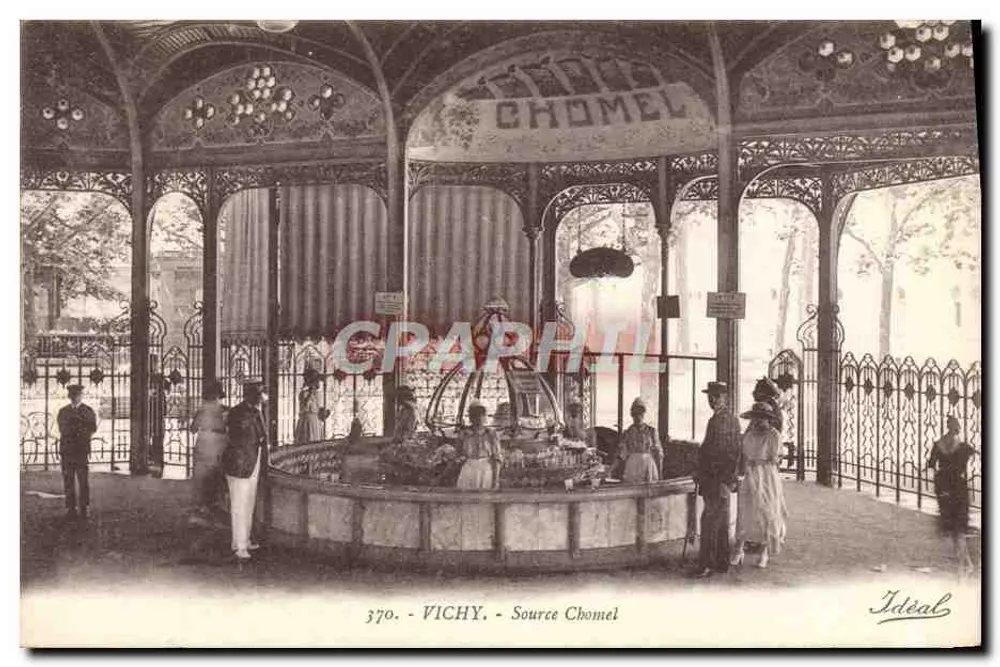 Fonte Chomel em Vichy — editor Ideal, n° 370 - Frente