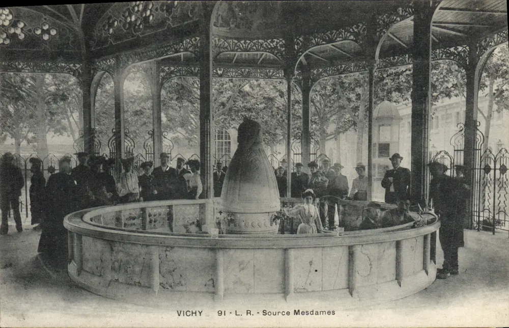 Vichy - Fonte Mesdames — L.R. 91 - Frente