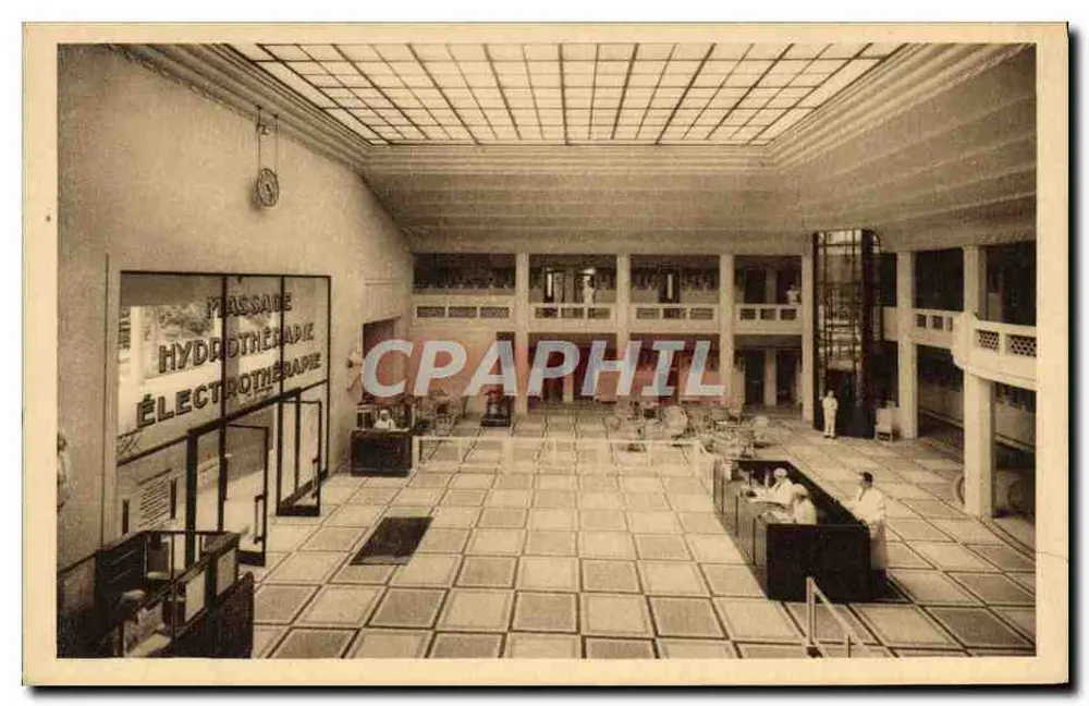 Hydrotherapie-Saal in Vittel — Thermalbad — Photo Girardot, Vittel - Vorderseite