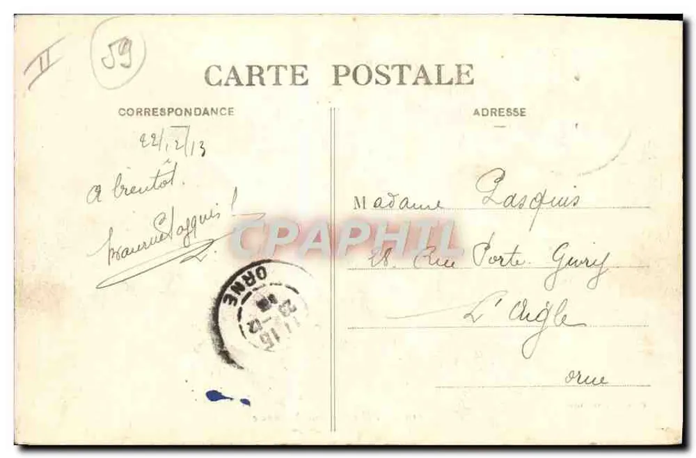 LILLE - Rue Nationale — Straßenbahn und Fußgänger — Édition Merlot, Lille, n°110 - Rückseite