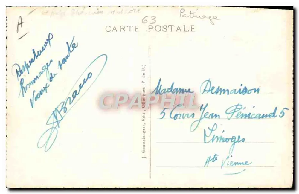 LE MONT-DORÉ - Salon du Capucin - Le Skating - Rückseite