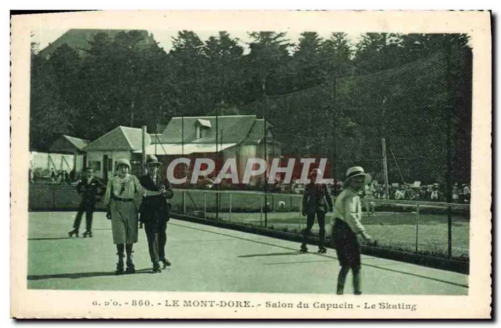 Le Mont-Dore — Salon du Capucin — Das Schlittschuhlaufen — Verlag a.d.o. Nr. 860 - Vorderseite