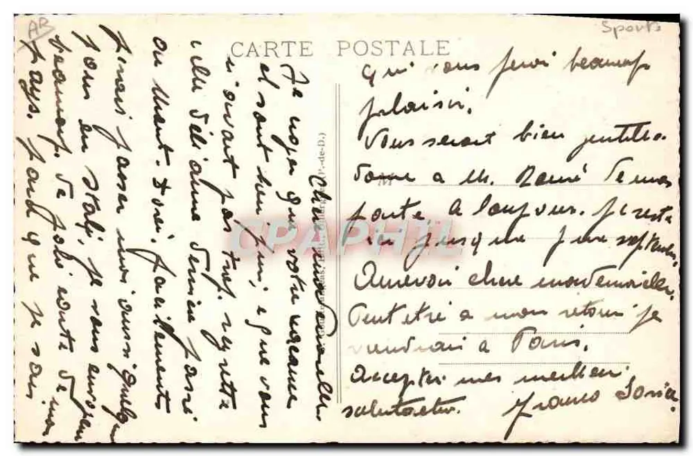 Le Mont-Dore — Salon du Capucin — Das Schlittschuhlaufen — Verlag a.d.o. Nr. 860 - Rückseite