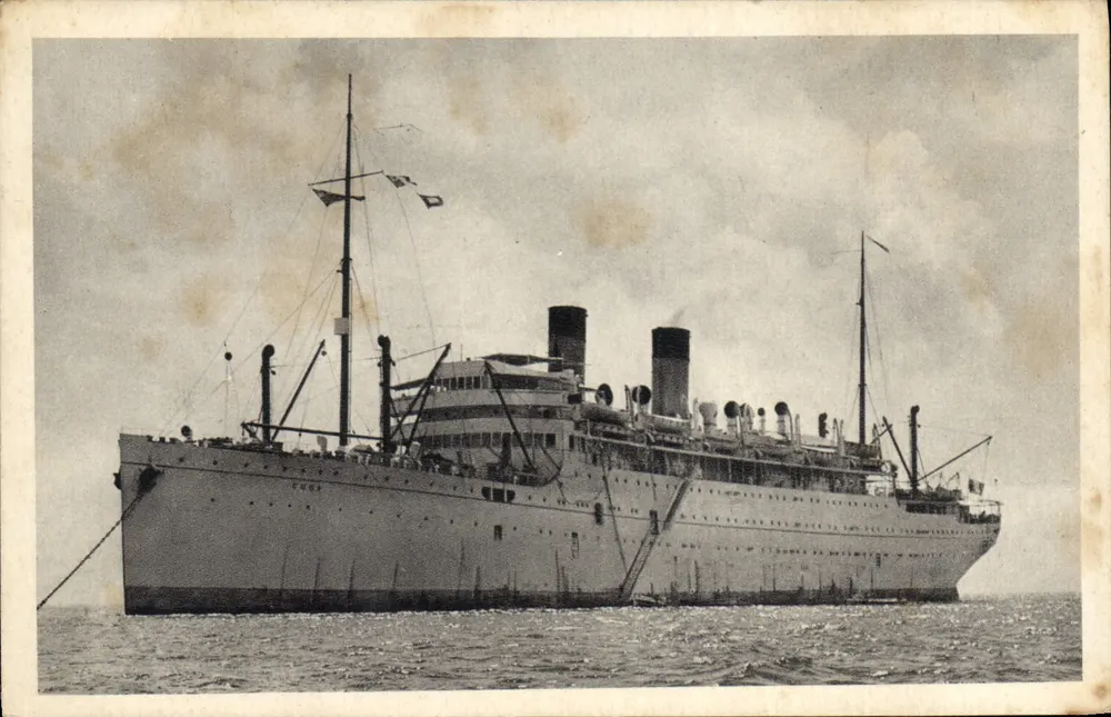 S.S. CUBA — Französische Transatlantiklinie — Nr. 358 - Vorderseite