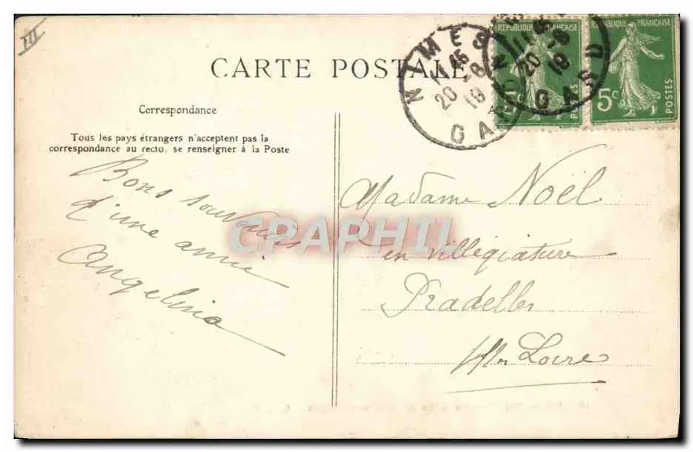 Jardin des Plantes — Das Affenhaus — C.L.C. - Rückseite
