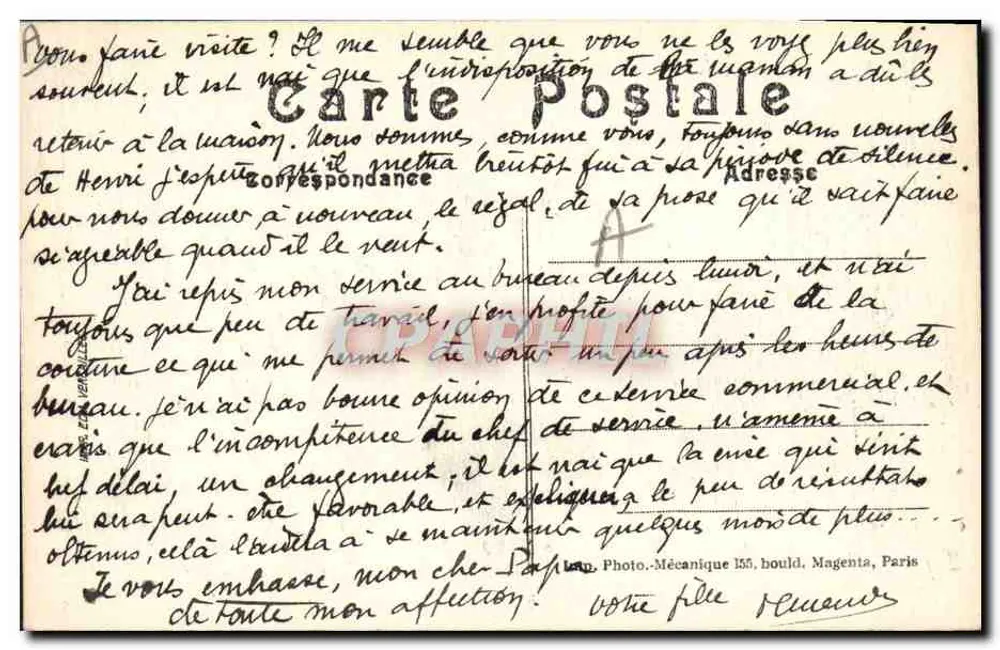 Paris - Jardin des Plantes - Martin guette sa bouchée - Rückseite