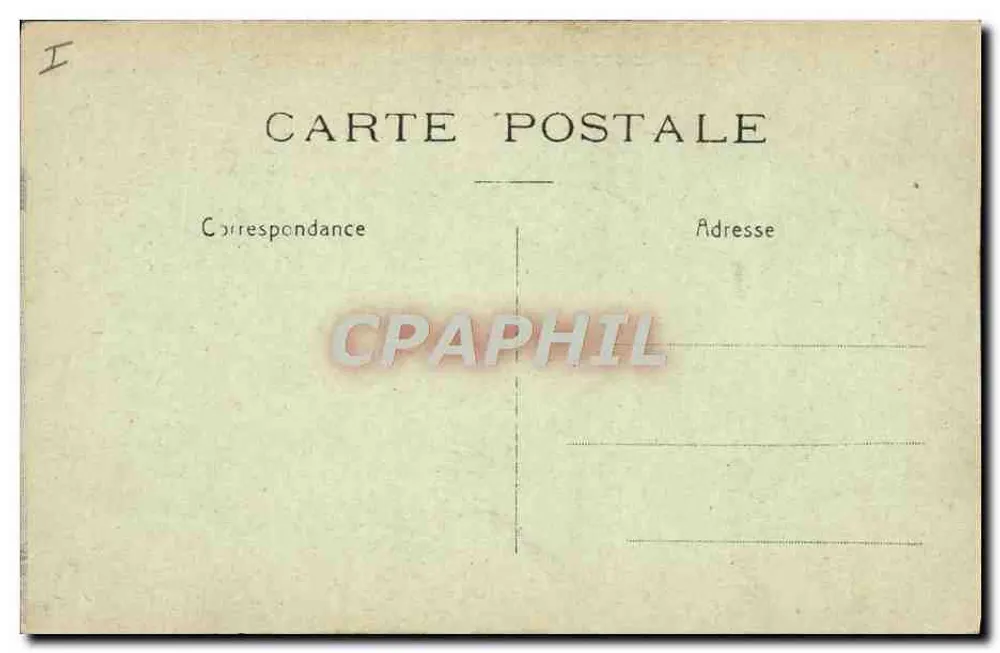 Berry-au-Bac — Lage des Ortsnamens "Choléra" — Cuzinier, Verlag, Petins - Rückseite