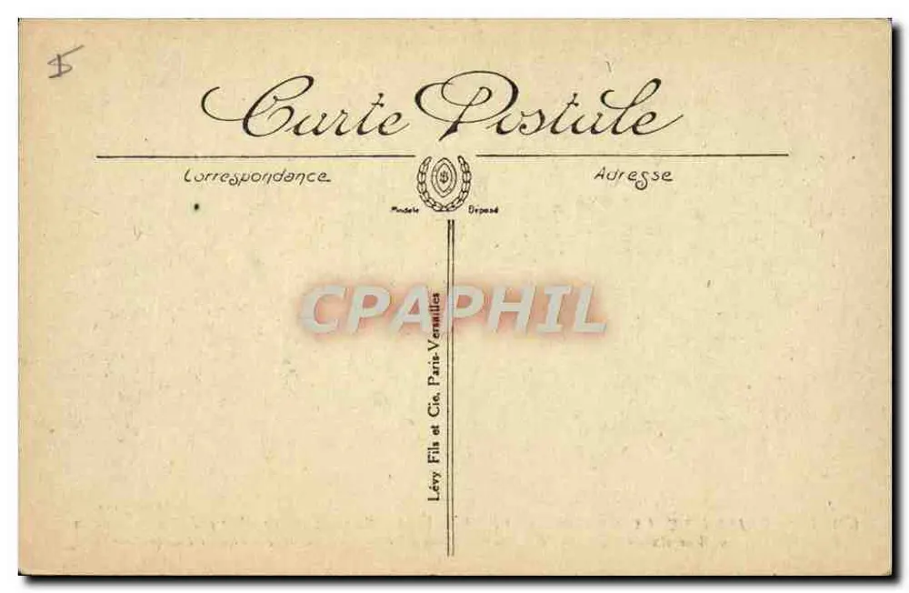 Ruínas da Guerra - Ruínas da Pompelle - Casa em bloco alemão e trincheiras perto do Forte da Pompelle - Verso