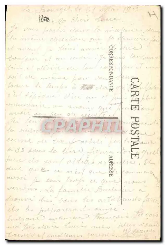 Maubeuge. Eines der Zerstörten Befestigungsanlagen — n° 524 - Rückseite
