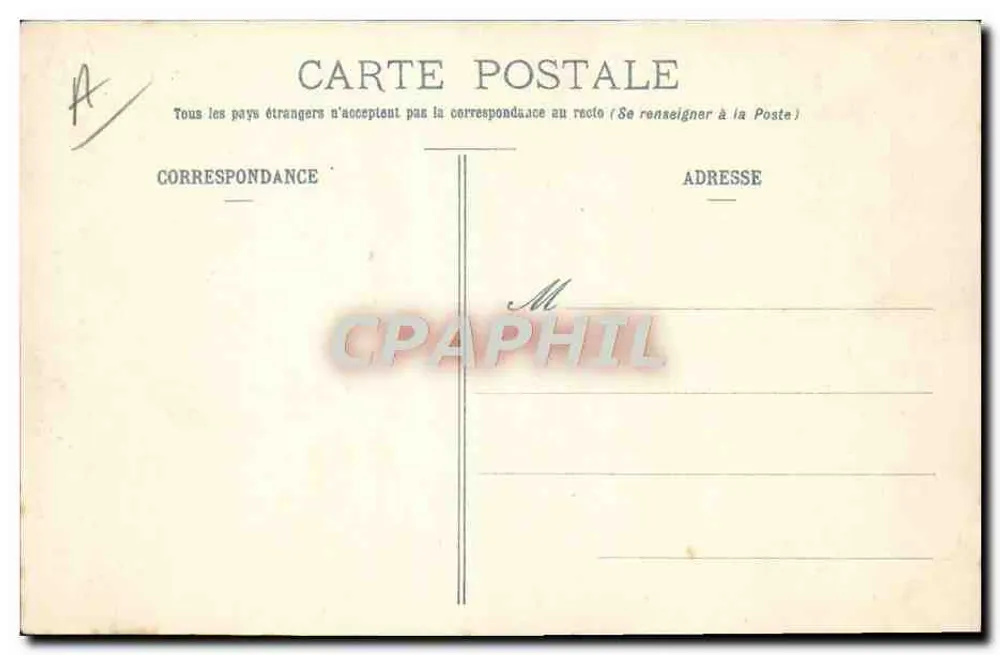 Tipo de Bethmalaise perto de Castillon — St-Olrons (Ariège) — Fauré e Filhos, editores, St-Olrons (Ariège) — n°13 - Verso