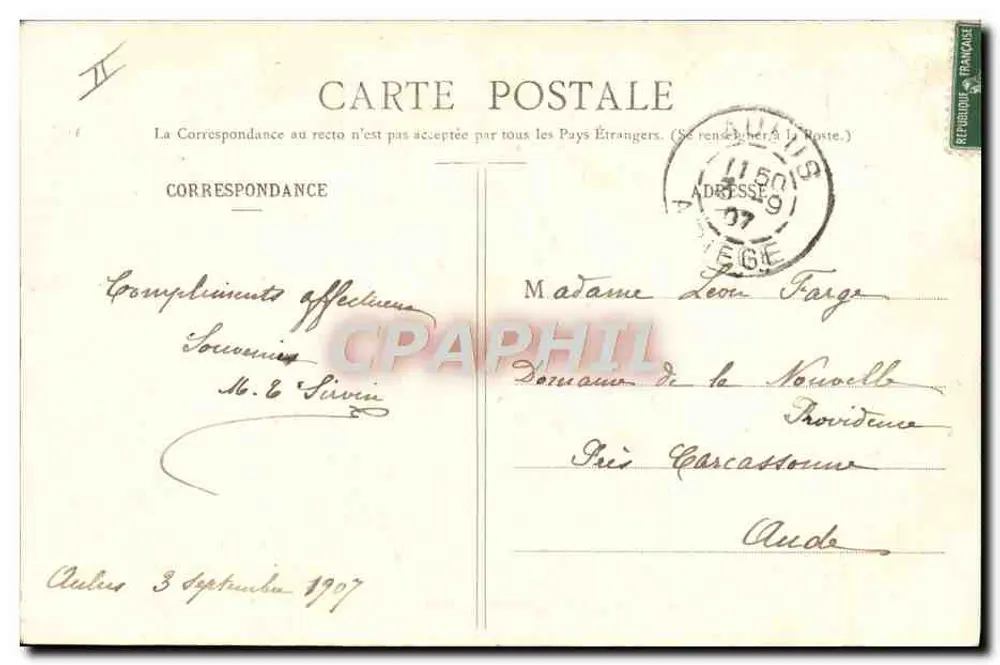 Bethmalaise à água — L'Ariège pittoresque — Editor: Faure, Fils, Editores, St-Girons (Ariège) - Verso