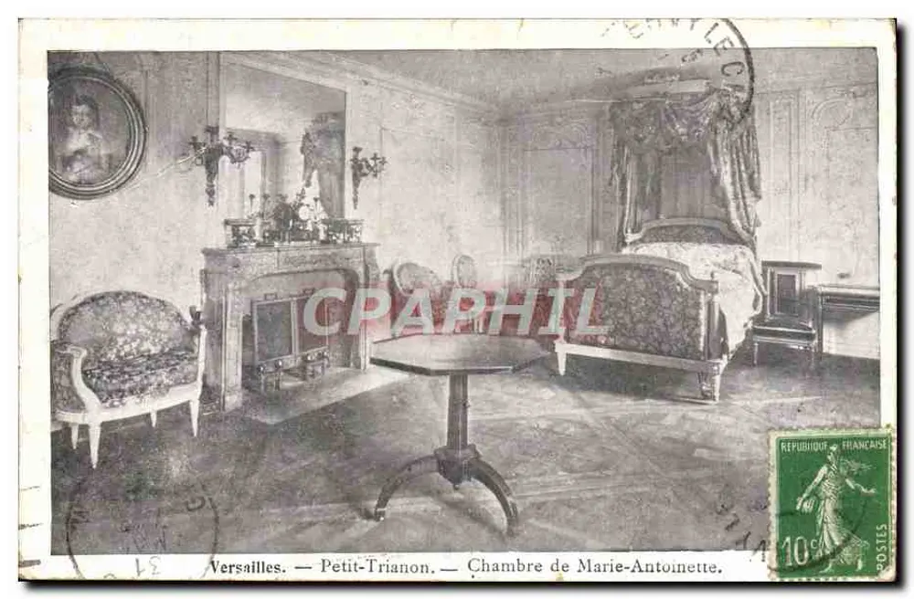 Versailles — Petit-Trianon — Zimmer von Marie-Antoinette — Verlag Perny-Lec - Vorderseite