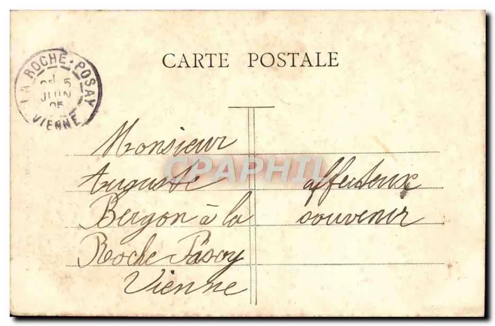 Paris - Praça dos Batignolles — G. I. n° 302 - Verso