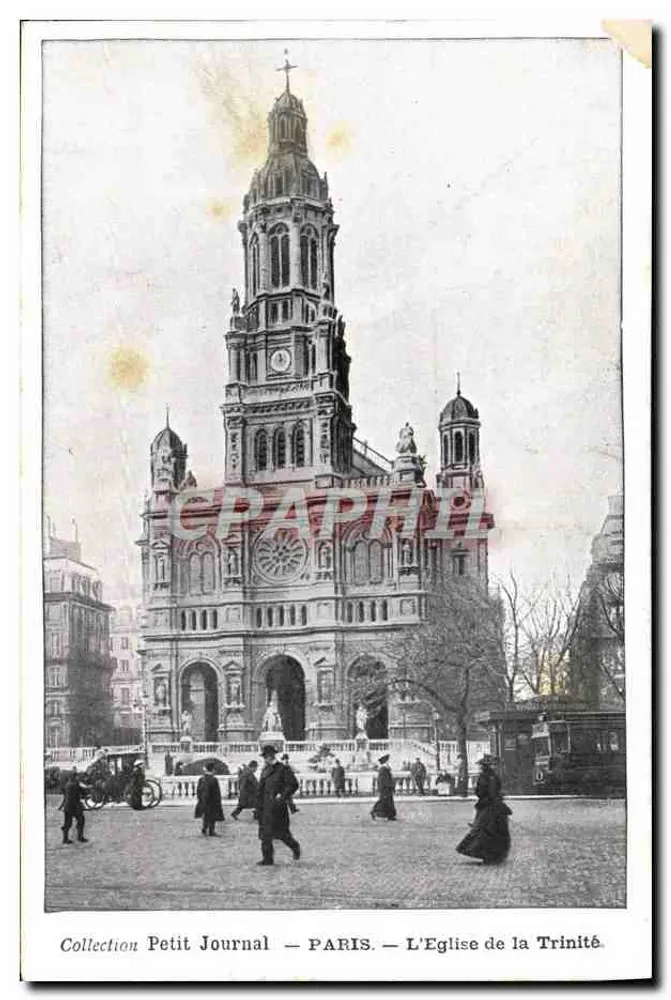 Paris — A Igreja da Trindade — Coleção Petit Journal - Frente