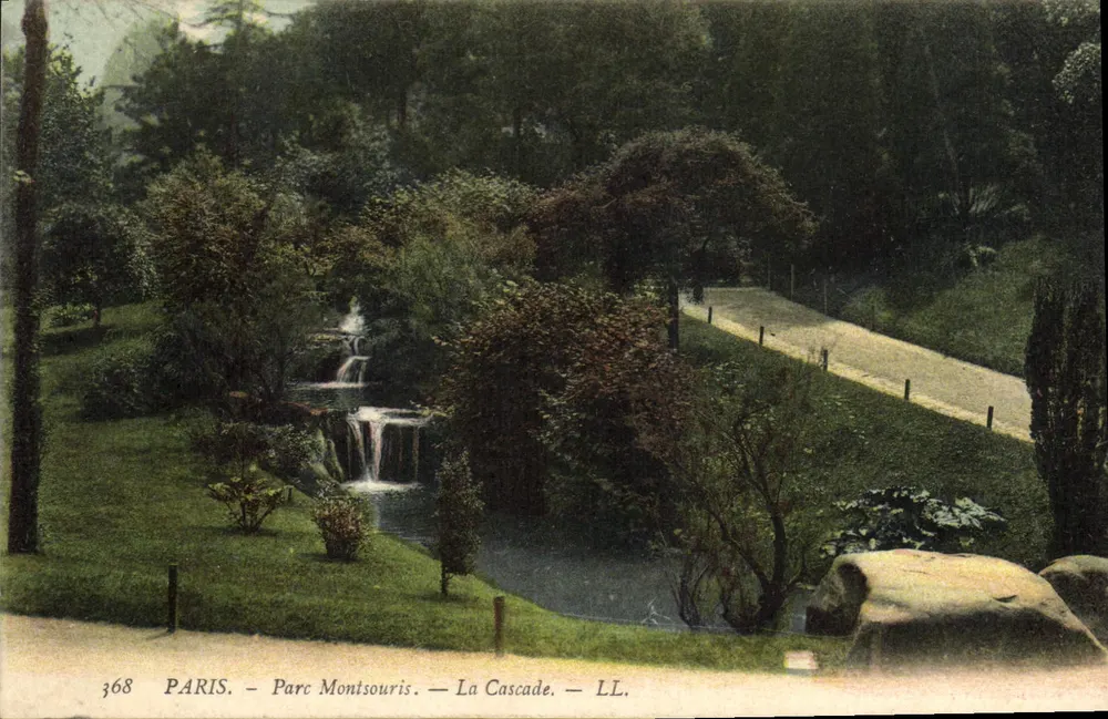 Paris - Parc Montsouris - A Cascata — LL. n° 368 - Frente