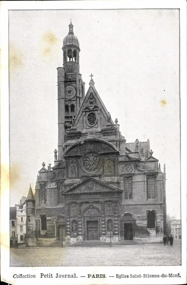 Kirche Saint-Etienne-du-Mont — Paris — Collection Petit Journal - Vorderseite